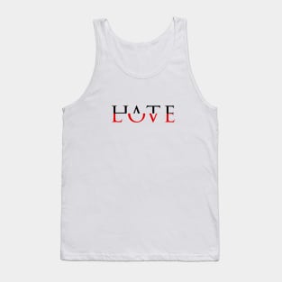 Aesthetic Love Hate Tank Top